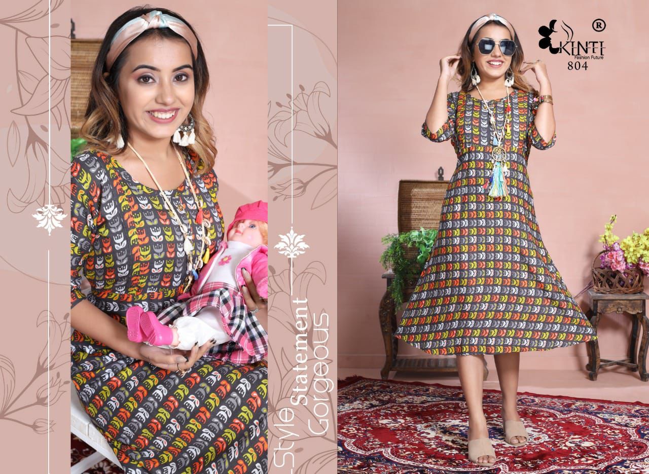 Kinti Mamta 8 Latest Ethnic Wear Fancy Designer Kurti Collection